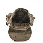 Travel Waxed Canvas Leather Backpack for Men Women,Water Resistant Laptop Rucksack