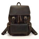 Leather Backpack 15.6 inch Laptop Backpack Vintage Travel Office Bag Large Capacity Shoulder Bag