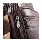 Leather Shoulder Handbag Messenger Bag for Men Outdoor Travel Business Crossbody Pack Casual Pocket