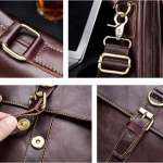 Genuine Leather Sling Bag Men Bags Small Shoulder Crossbody Bag for Men Everyday Casual Travel Messenger Bag Handbag