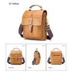 Genuine Leather Sling Bag Men Bags Small Shoulder Crossbody Bag for Men Everyday Casual Travel Messenger Bag Handbag