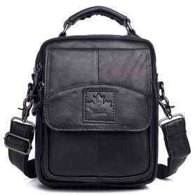 Genuine Leather Bag Handbag Shoulder Messenger Bag Men High Quality Luxury Handbag Small Flap Sling Bag
