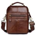 Genuine Leather Bag Handbag Shoulder Messenger Bag Men High Quality Luxury Handbag Small Flap Sling Bag