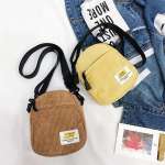 Very Small Women's Corduroy Crossbody Shoulder Bag Shoulder Handbags Mini Canvas bag