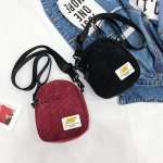 Very Small Women's Corduroy Crossbody Shoulder Bag Shoulder Handbags Mini Canvas bag