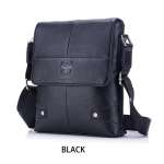 Genuine Leather Men's Messenger Bag Vintage Cow Leather Shoulder Bag Crossbody Hand Bag