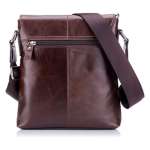 Genuine Leather Men's Messenger Bag Vintage Cow Leather Shoulder Bag Crossbody Hand Bag