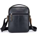 Casual Fashion Men's Messenger Bag  Portable Handbag Man Leather Shoulder Bag w 6.5'' Phone Bag