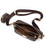 3 Small Size Bag Crossbody Bags for Women Multipurpose Golden Zippy Handbags with Coin Purse