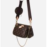 3 Small Size Bag Crossbody Bags for Women Multipurpose Golden Zippy Handbags with Coin Purse