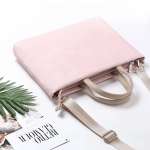 12/13.3/14/15.6inch Soft PU Leather Laptop Bag Protective Case Zipper Padded Bag Water Resistant Carrying Bag