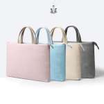 12/13.3/14/15.6inch Soft PU Leather Laptop Bag Protective Case Zipper Padded Bag Water Resistant Carrying Bag