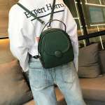 New Designer Fashion Women Leather Backpack Mini Soft Touch Multi-Function Small Backpack Girl Purse