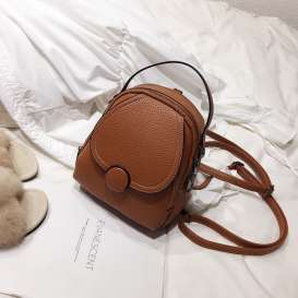 New Designer Fashion Women Leather Backpack Mini Soft Touch Multi-Function Small Backpack Girl Purse