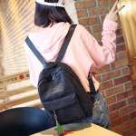 Corduroy Mini Backpack Female Eco Simple Canvas Shoulder Bag Ladies Casual Small Travel Backpack