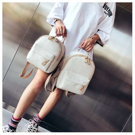 2-Size Fashion Women Cute Backpack, Mini Casual Bag Girl, Small Backpack, Small Shoulder Bag