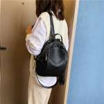 Fashion Women Leather Backpack Small Backpack for Girls Rucksack Vintage Shoulder Bags