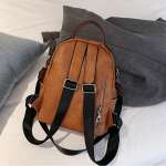 Fashion Women Leather Backpack Small Backpack for Girls Rucksack Vintage Shoulder Bags