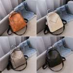 Fashion Women Leather Backpack Small Backpack for Girls Rucksack Vintage Shoulder Bags