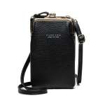 Small Crossbody Bag Cell Phone Shoulder Bag, Crossbody Purse for Women, Mini Leather Shoulder Messenger Bag