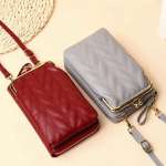 Clip Designer Phone Pocket Shoulder Bag for Women, Small Crossbody Bag, Ladies Messenger Purse