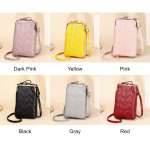 Clip Designer Phone Pocket Shoulder Bag for Women, Small Crossbody Bag, Ladies Messenger Purse