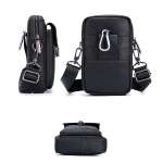 Real Leather Men Waist Bag Casual Fashion Crossbody Bag Small Belt Bag Fanny Pack  Phone  Pouch Sling