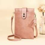 Fashion Designer Thin Shoulder Bag For Women, Leather Small Phone Bag, Ladies Mini Crossbody Messenger Bag