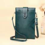 Fashion Designer Thin Shoulder Bag For Women, Leather Small Phone Bag, Ladies Mini Crossbody Messenger Bag