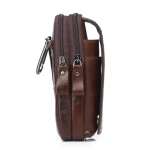 Genuine Leather Fanny Pack Men Waist Bag Belt Bag Phone Travel Waist Pack Male Small Waist Bag