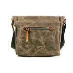 Multi-function Retro Unisex Bag Waxed Canvas Waterproof Shoulder Bag Canvas Women Messenger Bag 