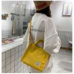 Luxury Designer Corduroy Ladies Handbag, New Trend Single Shoulder Bag, Solid Color Tote Bag