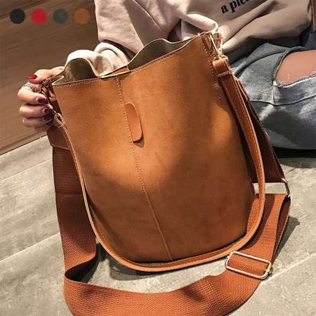 Fashion Women Bucket Bag Vintage Soft Leather Female Shoulder Bag High Quality Ladies Bag