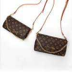 2-size Design Leather Fahsion New Clutch | Women Crossbody Handbag Zipper Chains Shoulder Bag