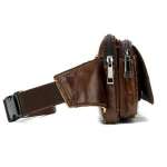 Leather Belt Bag, Leather waist bag, leather waist pack, leather handmade belt bag