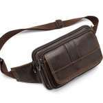 Leather Belt Bag, Leather waist bag, leather waist pack, leather handmade belt bag