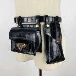 Mini Leather Crossbody Chest Bags, Woman's Fanny Pack, Female Waist Phone Pouch