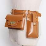 Mini Leather Crossbody Chest Bags, Woman's Fanny Pack, Female Waist Phone Pouch