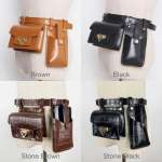 Mini Leather Crossbody Chest Bags, Woman's Fanny Pack, Female Waist Phone Pouch